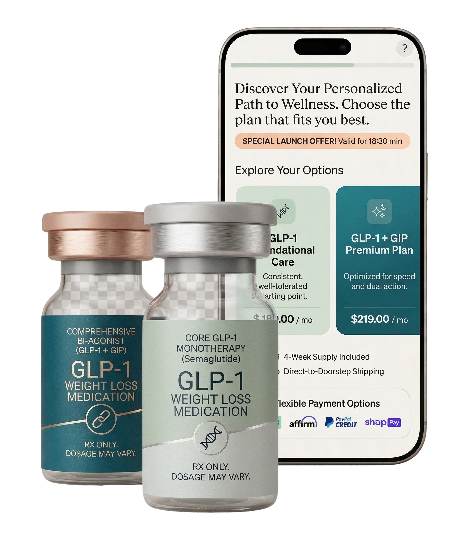 GLP-1 program product imagery